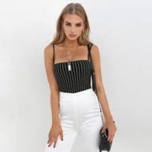 3/$15 NWOT Striped Crop Top